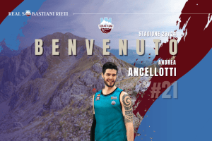 Real Sebastiani Rieti accoglie Andrea Ancellotti
