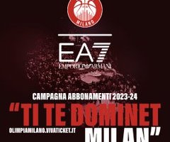 “Ti Te Dominet Milan”, via alla Campagna Abbonamenti libera di Olimpia Milano