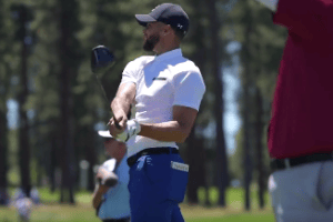 Steph Curry unreal even in golf, hole-in-one from 152 yards