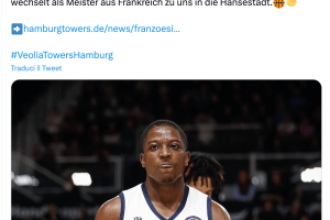 Veolia Hamburg Towers: arriva Terrell Gomez