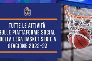 Tutte le attività sulle piattaforme social della Lega Basket Serie A nella stagione 2022/23