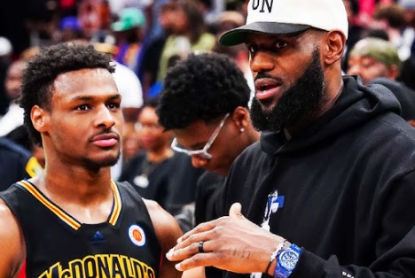 bronny james contratto