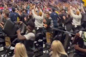 Anthony Edwards fined $50K for recklessly swinging a chair after playoff game