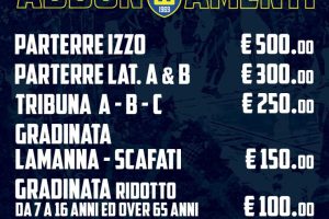 “#pAssionegialloblu: vivila con noi!”: parte la campagna abbonamenti di Scafati