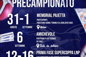 Definito il programma precampionato della Fortitudo Flats Service