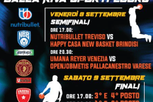 Il grande basket LBA torna a Cavallino-Treporti col Trofeo Dalla Riva Sportfloors (8-9 settembre)