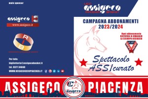Campagna abbonamenti UCC Assigeco Piacenza
