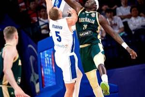 Giddey nears triple double debut in Australia opening win