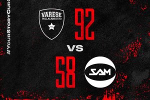 Openjobmetis Varese, netta affermazione nel test contro il SAM Massagno