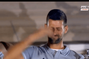 La Serbia celebra l’argento, Novak Djokovic si commuove