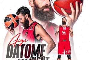 La “Gigi Datome Night” si svolgerà martedì 17 prima della gara con l’Olympiacos