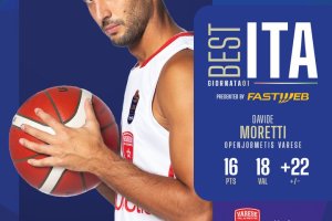 LBA: Davide Moretti scelto come miglior italiano del 1° turno