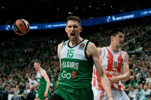 Zalgiris steps up late to beat Crvena Zvezda