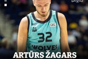 BC Wolves’s Arturs Zagars is out for the season