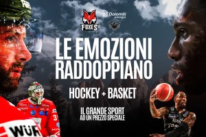 Dolomiti Energia Basket Trentino e HCB Alto Adige Alperia: le emozioni raddoppiano