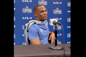 Russell Westbrook: Una media 21+11+12. Non sono molti ad averlo fatto. Quattro volte, solo io