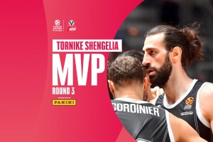 EuroLeague Round 3 MVP: Tornike Shengelia, Virtus