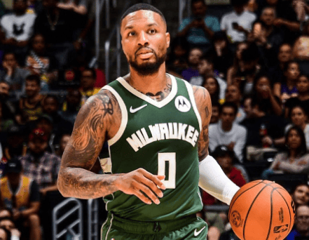 dame lillard bucks debutto