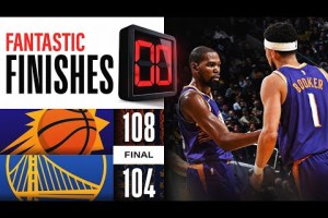Warriors-Suns, gli ultimi minuti del match