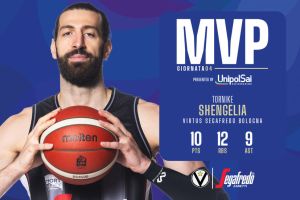 Tornik’e Shengelia mvp del quarto turno di LBA Serie A