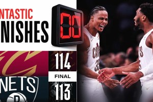 Brooklyn Nets-Cleveland Cavaliers, i tre minuti finali