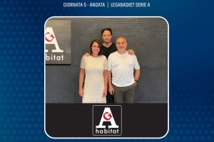 Habitat Azzarito match sponsor della partita tra Happy Casa Brindisi vs Estra Pistoia