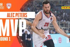 Turkish Airlines EuroLeague RS – Round 1 MVP: Alec Peters, Olympiacos Piraeus