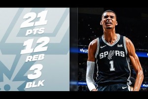 Victor Wembanyama Posts Double-Double In Game 2! | October 27, 2023