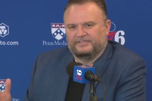 Daryl Morey to keep in living room portrait of James Harden