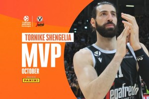 MVP of October: Tornike Shengelia, Virtus Segafredo Bologna