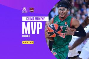 Turkish Airlines EuroLeague Regular Season – Round 9 MVP: Chima Moneke, Baskonia Vitoria-Gasteiz