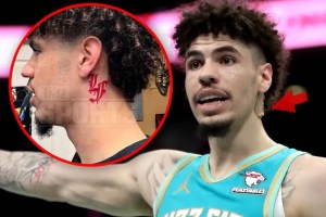 LaMelo Ball costretto a oscurare un tatuaggio durante le partite