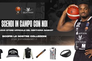 Riparte lo store del Derthona Basket: in vendita i nuovi prodotti griffati DB