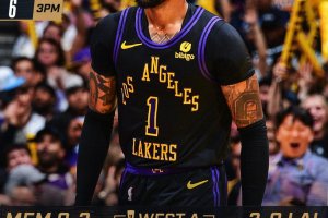 D’Angelo Russell guida i Lakers alla vittoria sui Grizzlies