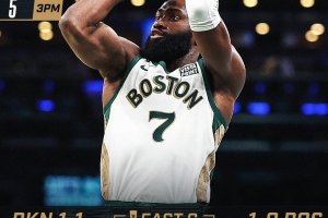 Brown e Tatum guidano, Boston la spunta su Brooklyn