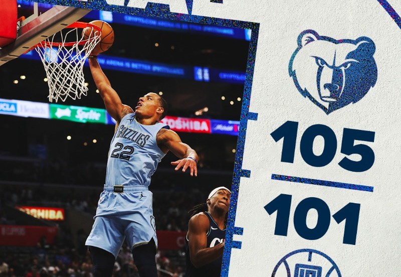 I Clippers di Harden sanno solo perdere. Vince Memphis con i 27 di Bane