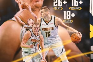 Nikola Jokic Is The 1st Player In NBA History With This Stat Line: 26 points, 16 rebounds, 18 assist