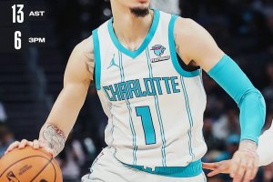 Ball trascina gli Hornets, altro ko per i Wizards