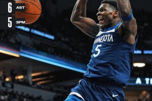 Edwards segna 31 Punti e i Wolves superano i 76ers privi di Embiid