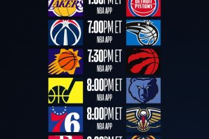 NBA, 7 partite in programma