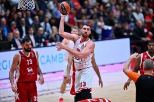 Olympiacos, Milutinov salterà il doppio turno contro Maccabi e Stella Rossa