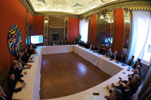 A Palazzo Pepoli-Campogrande la riunione dei proprietari e presidenti dei Club di A2