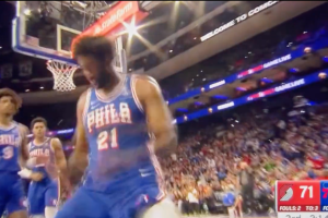 Philadelphia 76ers star Joel Embiid has been fined $35,000