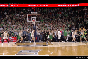 Zalgiris, il canestro di Evans per battere il Bayern