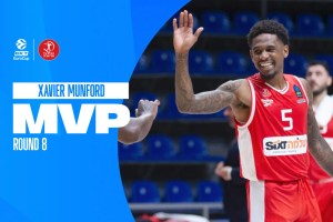 EuroCup Round 8 MVP: Xavier Munford, Hapoel Shlomo Tel Aviv