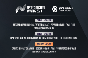 Euroleague, partners pocket three Sports Business Awards prizes
