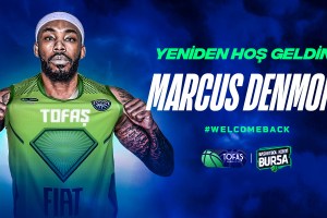 Tofas, firmato sino a fine stagione Marcus Denmon