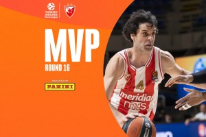 Euroleague, Milos Teodosic è l’MVP del 16° Round