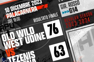 L’Apu Old Wild West batte Verona e mantiene viva l’imbattibilità del Carnera