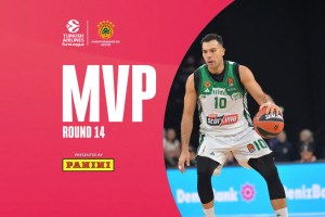 Euroleague, Kostas Sloukas è l’MVP del 14° Round